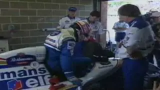 1994 NIGEL MANSELL PORTLAND INDYCAR GRAND PRIX AND F1 TEST STRAIGHT AFTER.AT BRANDS HATCH