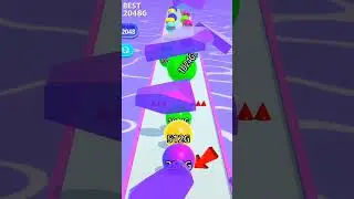 Can I Reach 2048? 😱 | Ball Runner Challenge! | Gameplay No 13  #Shorts #viral #global