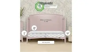 Обзор: матрас для детской кроватки Dream On Me и детская кроватка Sydney для безопасного сна.