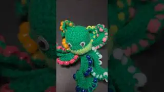crochet colourful beaded octopus 🐙 😍 #shortfeed #youtubeshorts #youtube #ytshorts #trending #viral