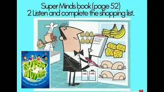 ENGLISH YEAR 1                                                  SUPER MINDS BOOK PAGE 52