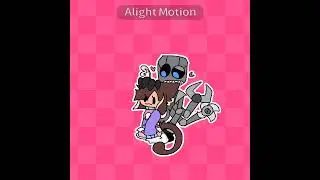 Qt's 'baby boy' loll #animation #alightmotion #ibisxpaint #qt #fnf #fypシ゚ #kb #silly #ship(?)
