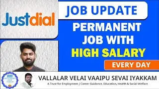 Justdial Job Opening - Don&rsquo;t Miss &ndash; Tamil Nadu Private Job