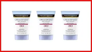 Neutrogena Ultra Sheer Dry Touch Sunscreen Lotion, Broad Spectrum SPF 30 UVAUVB Protection