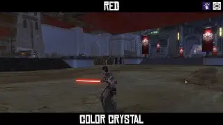 SWTOR Red Color Crystal Demo - Bloom Enabled | Classic Color Crystal