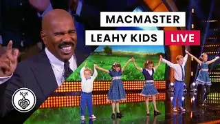 MacMaster Leahy Kids Amaze Steve Harvey LIVE