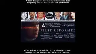 A film budget is key to film finance. Work with A-List Producer to make your indie film or tv series
