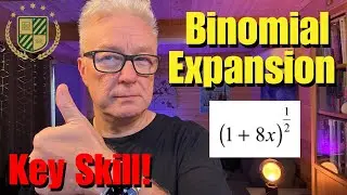 Биномиальное разложение A2 (вопрос 1, экзаменационный лист A2, Edexcel Pure 2020)