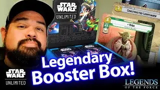 MANY Legendaries in FIRST Booster Box for Legends of the Force! | Star Wars Unlimited | Subscribe :)