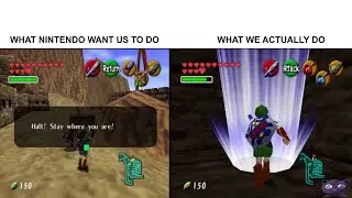 what nintendo wants us to do vs what we actually do | Romhack/Mod