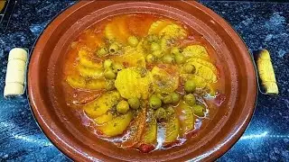 للناس النباتيين طاجين بدون لحوم متشبعوش منو جربوه وحكمو 😋😋👍🛎️