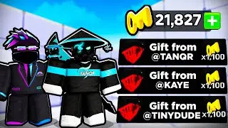 Begging Youtubers until my $0 account becomes $100...(Roblox Rivals)