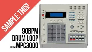 90BPM Hip Hop Oldschool Drums From MPC 3000