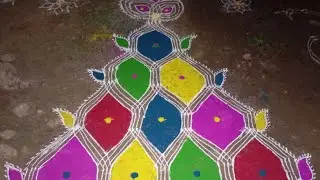 శంకరుడికి ఎంతో ఇష్టమైన సంక్రాంత్రి రథం ముగ్గు#sankranthri Radham muggu Telugu👍#Swathi cooking style 