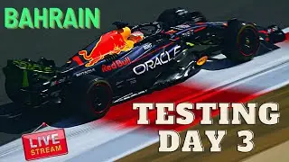 F1 Testing 2023 Bahrain - Live Timing and Commentary | Full Day Checo, Last Test
