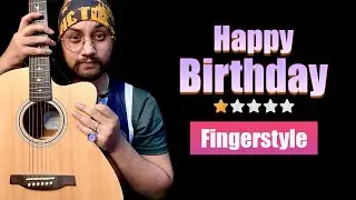 Happy Birthday Guitar Tutorial | Tabs + Fingerstyle | Easy Guitar lesson