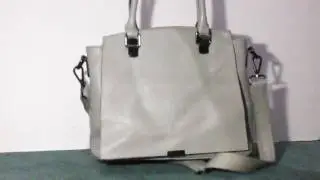 Lecxci Small Cute Handy Multipocket Soft Real Leather Shoulder Handbag Purse for Women (Grey)Offered