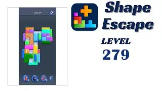 🔥 Shape Escape Level 279 Walkthrough | Can You Solve It? 🧠💥