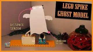 Build it yourself - LEGO Ghost Model with LEGO Education SPIKE PRIME and MUJI Stapler