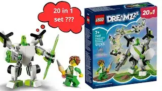 LEGO DREAMZzz 71487 Z-Blob's Robot and Vehicle Adventures | Stop motion set review #legodreamzzz