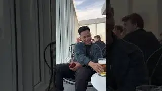 Sky Bar Frankfurt for Day 2 with my little brother &mdash; unforgettable moments
