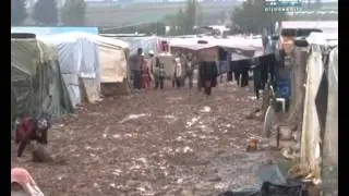 مياه الأمطار تهجر النازحين السوريين في البقاع - حسن الجراح