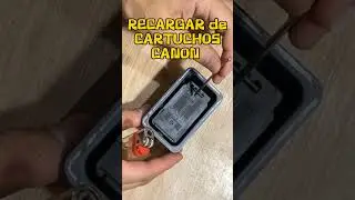 Como RECARGAR cartuchos CANON #impresora #canon #hp