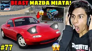 This Mini Car is Very Powerful! 😱🔥- Mazda Miata Max Tuning - CarX Street Gameplay in Hindi