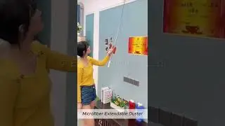 Microfiber Extendable Duster | Long Handle Cleaning Tool #CleaningTools #HomeEssentials
