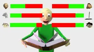 [SFM/Baldi's Basics] asdfmovie 2 WITH HEALTHBARS