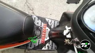 BRIDE rubber matting on Mio MXi 125 #accessoride
