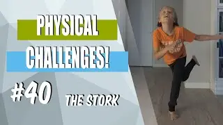 Physical Challenges! - #40 (the stork) - P.E. at home/school activity