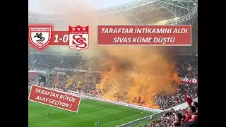 İNTİKAM ALINDI ! Sivas Küme Düştü Samsunspor 1-0 Sivasspor maçı özeti  Ful tribün vlog  TAKLA ATSANA