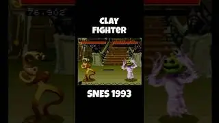 Clay Fighter for the Super Nintendo 1993 #snes #clayfighter #fightinggames #90svideogames #nostalgia