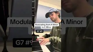 Modulating from A Minor to C Minor (improv)