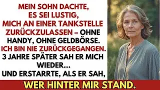 Mein Sohn ließ mich an der Tankstelle zurück – 3 Jahre später erstarrte er, als er mich sah.