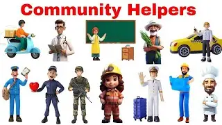 Our helpers !! Jobs and Profession Name! Learn occupation name in English and Hindi