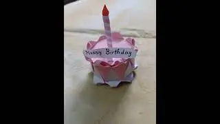 Birthday Cake 🎂/ Diy Paper Cake / Diy Birthday Cake   / Paper Diy / Paper Craft Ideas #diy #shorts 