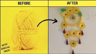 DIY dream catcher | Paper flower | Paper Art Directory #woolenthread #tipsandtricks #papercraft #art
