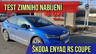 Rychlost nabíjení Enyaqu v zimních podmínkách