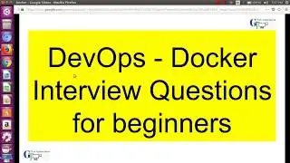 DevOps - Docker Interview Questions for Beginners | Docker Tutorial