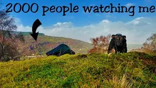Stealth Camping in Plain View of 2000 People in Rain
