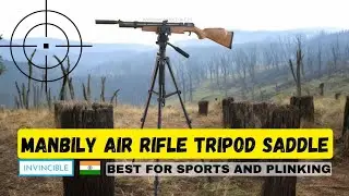 Manbily air rifle saddle stand/tripod with 360 degree tripod/monopod in India best for plinking.