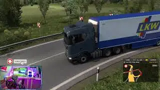 SCANIA 450 S Sound Euro Truck Simulator 2 -( Logitech g29  (Steering Wheel Shifter)Gear Shift MAN