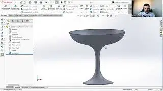SOLIDWORKS | Como criar uma taça de cristal utilizando o Spline