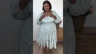 Ivy Dress in Daisy Try On in Size 4X