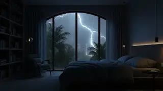 🔴 LIVE: ASMR Thunderstorm No Talking - Loud Thunder for Stress Relief