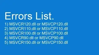 msvcr.dll and msvcp.dll in game errors quick guide for gamers