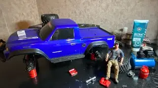 ПРОВЕРЯЕМ СМАЗКУ В МОСТАХ TRX-4 SPORT (Т.О.)
