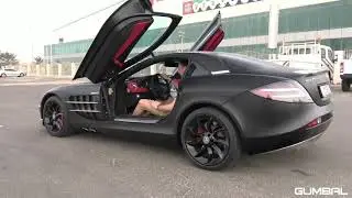 Mercedes-Benz SLR McLaren START UP AND ENGINE SOUNDS COMPILATION